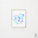 Blue Dancing Star