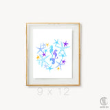 Blue Dancing Star