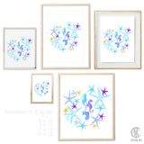 Blue Dancing Star