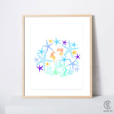 Orange Dancing Star