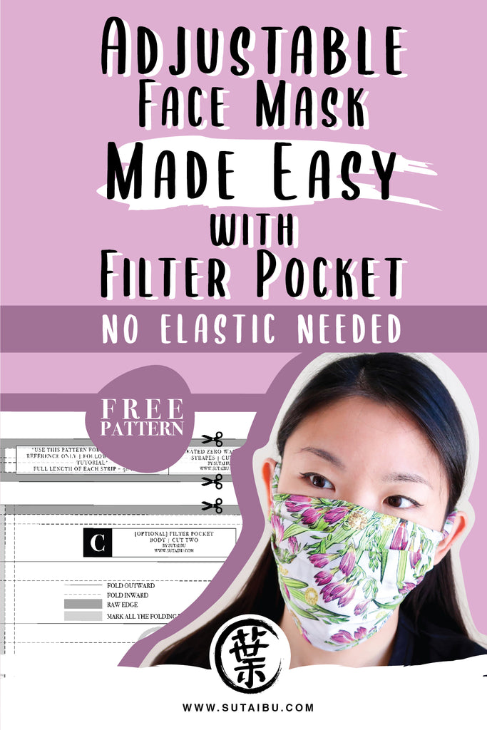 Sew a Face Mask with No Elastic Needed