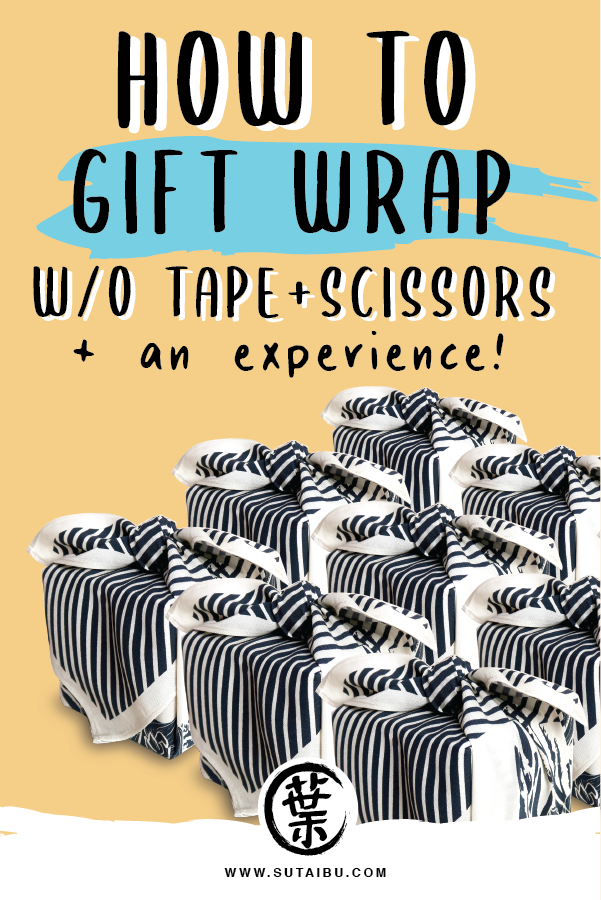 How to Gift Wrap without Tape and Scissors – Sutai Bu